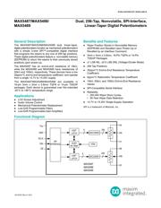 MAX5487ETE+T Datenblatt PDF