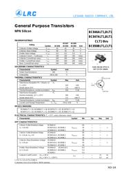 BC846ALT1 数据规格书 1
