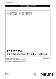 PCA82C251 数据规格书 1