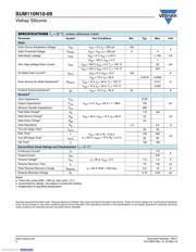 SUM110N10-09-E3 数据规格书 2