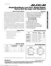 MAX4401 数据规格书 1