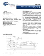 CY7C1325G-133AXC datasheet.datasheet_page 1