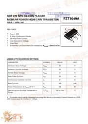 FZT1049A datasheet.datasheet_page 1