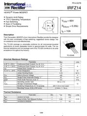 IRFZ14 datasheet.datasheet_page 1