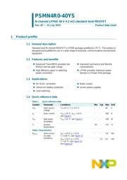 PSMN4R0-40YS 数据规格书 1