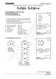 TLP281-4(GB-TP,J,F Datenblatt PDF