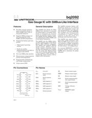 BQ2092SNA311TR datasheet.datasheet_page 1