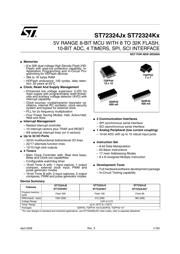 ST72F324K2TAE datasheet.datasheet_page 1