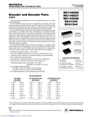 MC145027DW Datenblatt PDF