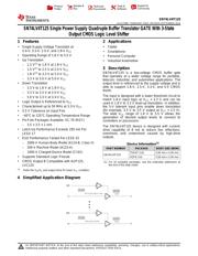 SN74LV4T125PWR 数据规格书 1