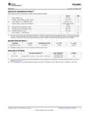 TPA2100P1YZHR datasheet.datasheet_page 3