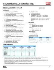 IS43DR16640B-25DBLI-TR datasheet.datasheet_page 1