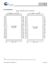 CY7C1372DV25-167AXC 数据规格书 5