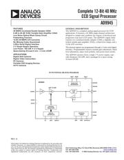 AD9945KCPRL datasheet.datasheet_page 1