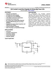 LM3404EVAL/NOPB 数据规格书 1