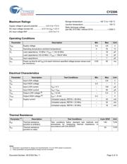 CY2300SXCT 数据规格书 4