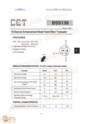 BSS138 datasheet.datasheet_page 1