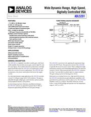 ADL5201ACPZ-R7 datasheet.datasheet_page 1