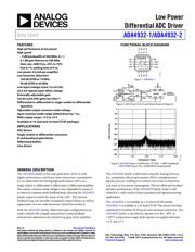 ADA4932-1YCP-EBZ datasheet.datasheet_page 1