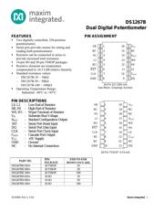 DS1267BS-100+ 数据手册