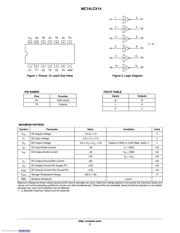 MC74LCX14DTR2G datasheet.datasheet_page 2