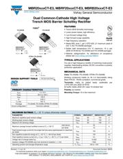 MBRB20100CT-E3/8W 数据规格书 1