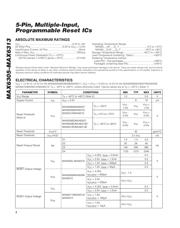 MAX6306EUK30D1+T datasheet.datasheet_page 2