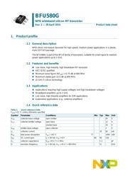 BFU580GX datasheet.datasheet_page 1