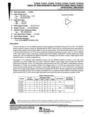 TLC074 Datenblatt PDF