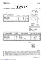 1SV237 数据规格书 1