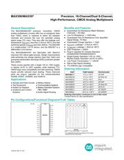 MAX306EWI+T Datenblatt PDF