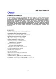 ISD2560PY datasheet.datasheet_page 2