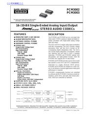 PCM3002E 数据规格书 1