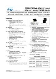 STM32F100C6T6B Datenblatt PDF