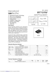 IRF7101TRPBF Datenblatt PDF
