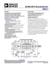 AD6674BCPZ-1000 数据规格书 1