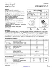 IRFB4227 datasheet.datasheet_page 1