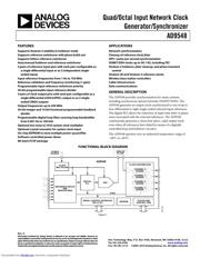 AD9548BCPZ-REEL7 Datenblatt PDF