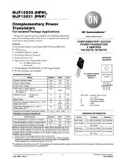 MJF15031G datasheet.datasheet_page 1