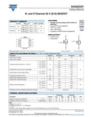 SI4532CDY-T1-GE3 数据规格书 1