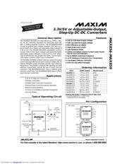 MAX858 数据规格书 1