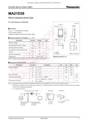 MA21D3800L 数据规格书 1
