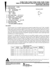TLC081AIDR Datenblatt PDF
