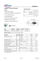 IPD068P03L3GATMA1 datasheet.datasheet_page 1