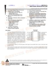 MSP430 datasheet.datasheet_page 1