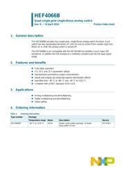 HEF4066BT,653 Datenblatt PDF