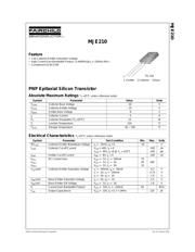 MJE210STU Datenblatt PDF