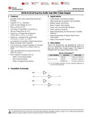 74LVC2G126DCUTE4 datasheet.datasheet_page 1