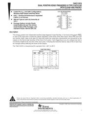 74AC11074DE4 datasheet.datasheet_page 1