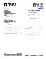 ADL5542ACPZ-R7 datasheet.datasheet_page 1